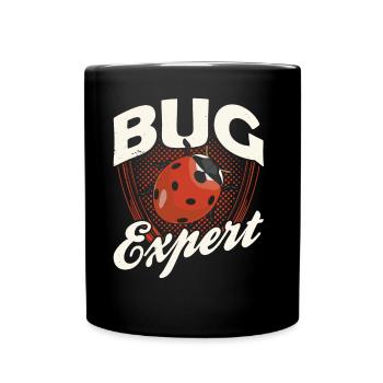 Insect expert insects entomology entomologist - Full Colour Mug - black - Front