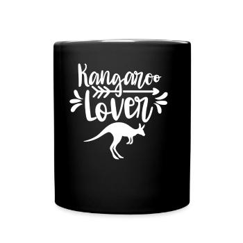 Kangaroo Lover Kangaroo Animal Australia - Full Colour Mug - black - Front