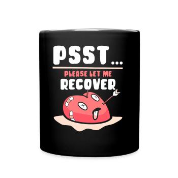 psst please let me get well again - Full Colour Mug - black - Front