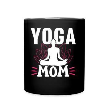 Yoga Mama Mami Mère Hobby - Mug uni - noir - Devant