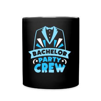 Bachelor Party Party Team Bachelor - Full Colour Mug - black - Front