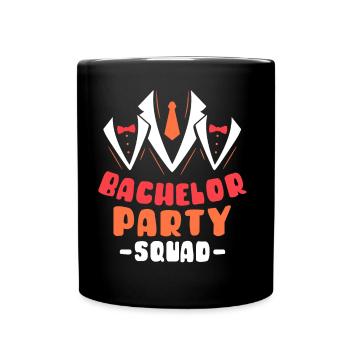 Bachelor Party Squad Bachelor Mariée - Mug uni - noir - Devant