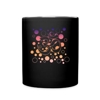 Namaste - Tasse einfarbig - Schwarz - Vorne