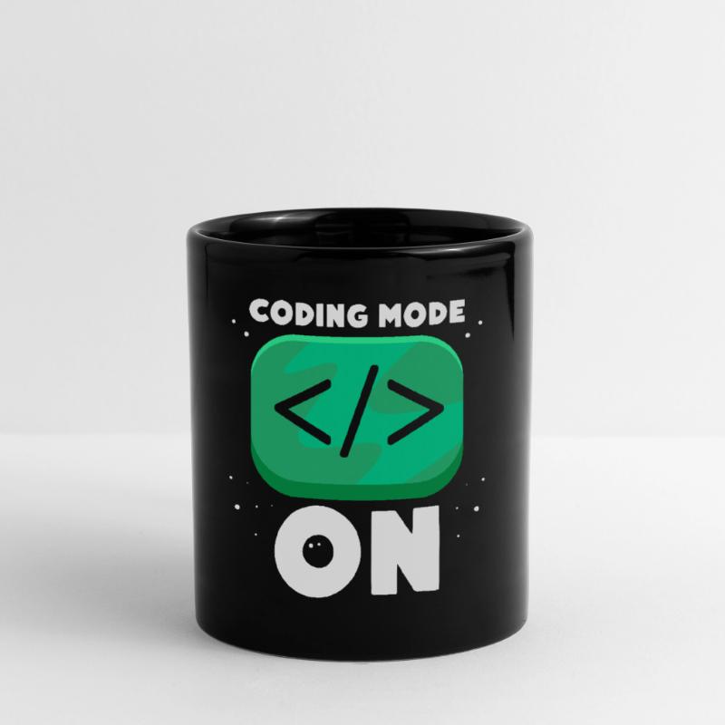Mode de programmation Un programmeur Codeur de codage Mug uni