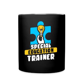 Formateur en éducation de l’enfance en difficulté Enseignant en éducation de l’enfance en difficulté - Mug uni - noir - Devant