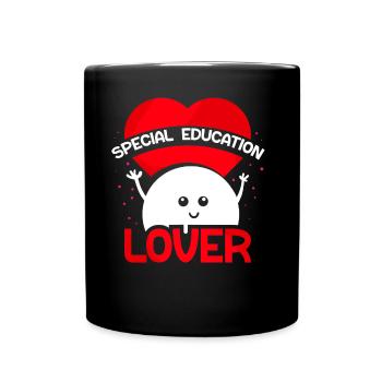 Amoureux de l’enfance en difficulté Enseignant en éducation de l’enfance en difficulté - Mug uni - noir - Devant