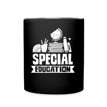 Sonderpädagogik Beruf Lehrer Sonderpädagoge - Tasse einfarbig - Schwarz - Vorne