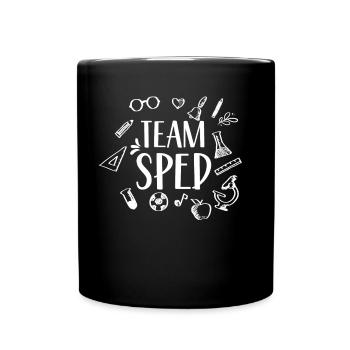 Team Special Education Teacher Profession Special Education Teacher - Full Colour Mug - black - Front