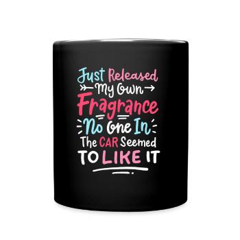 Womens Funny Farting - Full Colour Mug - black - Front