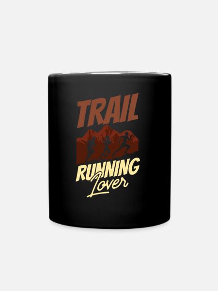 Amateurs de Trail Running Course de Trail Running - Mug uni - noir