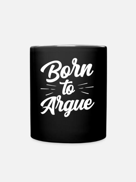 Né pour plaider l’argument de l’avocat - Mug uni - noir
