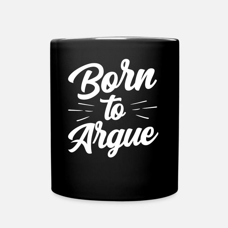 Né pour plaider l’argument de l’avocat - Mug uni - noir
