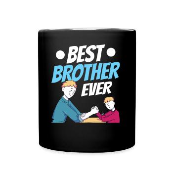 Bester Bruder Aller Zeiten Freund Brüder Team - Tasse einfarbig - Schwarz - Vorne