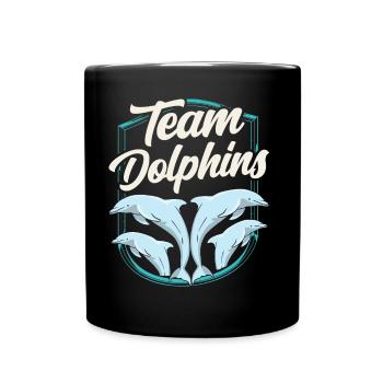 Équipe Dolphin Dolphins Dolphin Lover Dolphin - Mug uni - noir - Devant