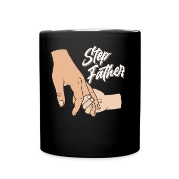 Beau-père Beau-père Fête des pères Beau-père - Mug uni - noir - Devant