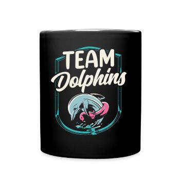 Équipe Dolphins Dolphin Dolphin Lovers - Mug uni - noir - Devant