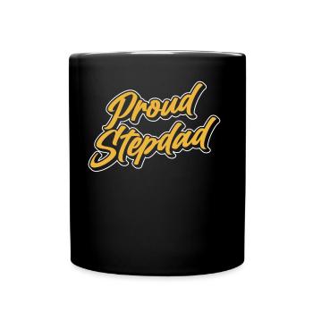 Fier beau-père Beau-père Beau-père Beau-père Fête des pères - Mug uni - noir - Devant