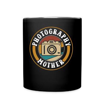 Photographer Mother Photography Camera Mom - Full Colour Mug - black - Front