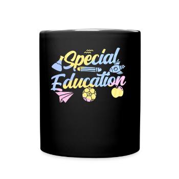 Sonderpädagogik Beruf Lehrer Sonderpädagoge - Tasse einfarbig - Schwarz - Vorne
