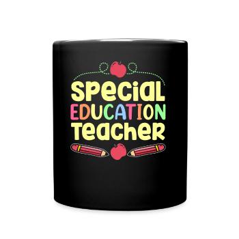 Teacher of Special Education Profession Special Education - Full Colour Mug - black - Front