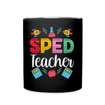 Enseignante en éducation de l’enfance en difficulté Profession de l’éducation de l’enfance en difficulté - Mug uni - noir - Devant