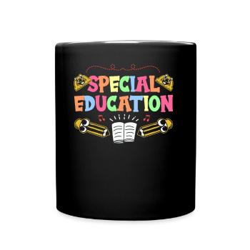 Enseignante en éducation de l’enfance en difficulté Profession de l’éducation de l’enfance en difficulté - Mug uni - noir - Devant