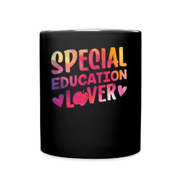 Special Education Lovers Special Education Teachers - Full Colour Mug - black - Front