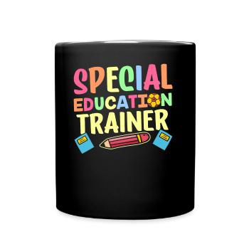 Formateur en éducation de l’enfance en difficulté Enseignant en éducation de l’enfance en difficulté - Mug uni - noir - Devant