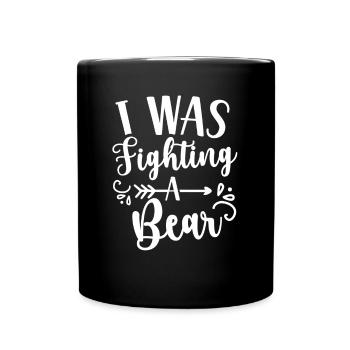 J’ai eu du mal avec un patient en convalescence d’ours - Mug uni - noir - Devant