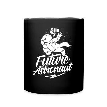 Futur astronaute Fusée Astronomie Espace - Mug uni - noir - Devant
