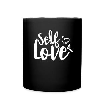 Self-love Sweet Positive Self-love - Full Colour Mug - black - Front