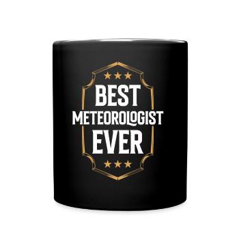 Bester Meteorologe Überhaupt Meteorologie Beruf - Tasse einfarbig - Schwarz - Vorne