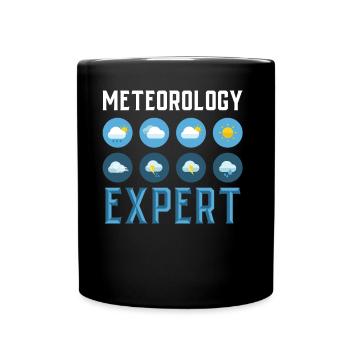 Expert en météorologie Prévisions météorologiques Météorologue - Mug uni - noir - Devant