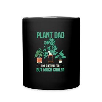 Hobbygärtner | Pflanzenliebhaber Pflanzen Geschenk - Tasse einfarbig - Schwarz - Vorne