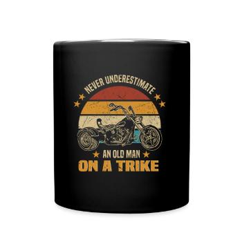 Trike - Tasse einfarbig - Schwarz - Vorne