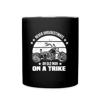 Triker gift idea | Trikes Trike Hobby Motorcycle - Full Colour Mug - black - Front
