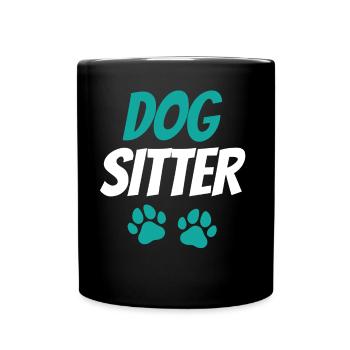 Dog Sitter Dog Sitting Dog Sitting Dog - Mug uni - noir - Devant