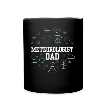 Météorologue Papa Météorologie Prévisions météorologiques - Mug uni - noir - Devant