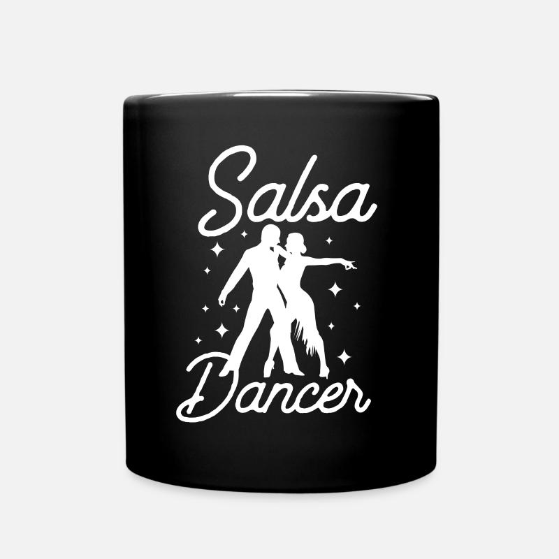 Salsa Tänzer Tanzen Tanz Hobby - Tasse einfarbig - Schwarz
