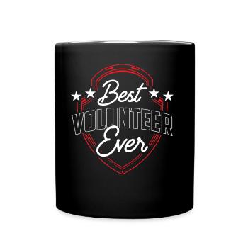 Best Volunteer Ever Profession Volunteer - Full Colour Mug - black - Front
