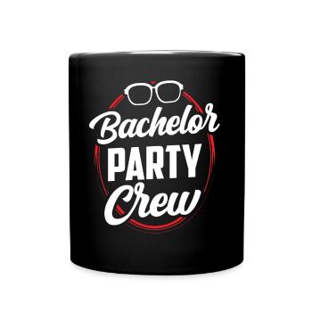 Bachelor Party Team Bachelor - Full Colour Mug - black - Front