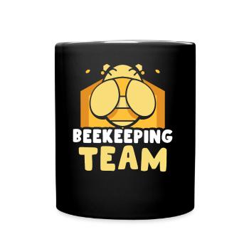 Team Beekeeping Honey Beekeepers Beekeepers - Full Colour Mug - black - Front