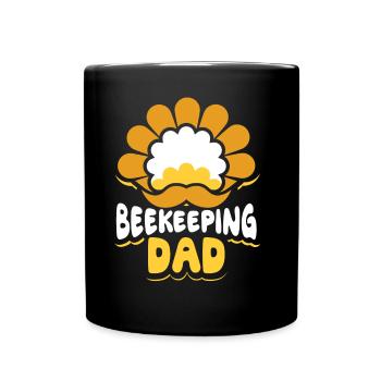 Beekeeping Papa Beekeepers Beekeepers Honey Bee - Full Colour Mug - black - Front