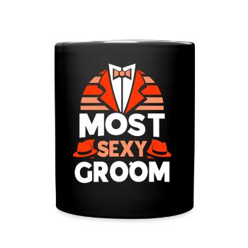 Sexy Groom Dictons Party Mariage Mariage - Mug uni - noir - Devant