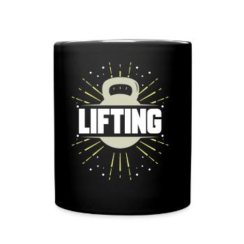 Entraînement de levage Haltérophilie Gym Haltérophilie - Mug uni - noir - Devant