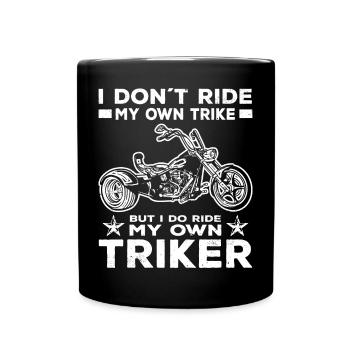 Idée cadeau Trike | Triker Moto Trikes Hommes - Mug uni - noir - Devant