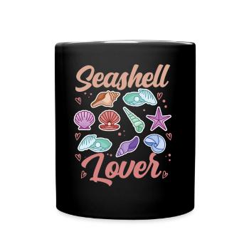 Shell Lover Shells Collecting Shell Collector - Mug uni - noir - Devant