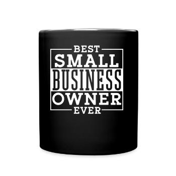 Meilleur propriétaire de petite entreprise Fondateur PDG - Mug uni - noir - Devant