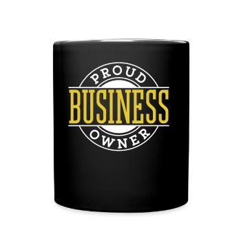 Fier propriétaire d’entreprise Entrepreneur Fondateur PDG - Mug uni - noir - Devant