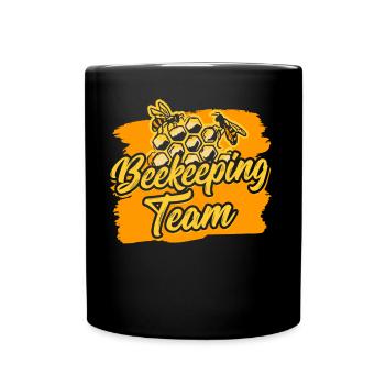 Team Beekeeping Honey Beekeepers Beekeepers - Full Colour Mug - black - Front